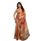 Women's Faux Linen Geometric Print Ready to wear Saree With Unstitched Blouse 5.5Mtr (Brown) Women's Faux Linen Geometric Print Ready to wear Saree With Unstitched Blouse 5.5Mtr (Brown)
