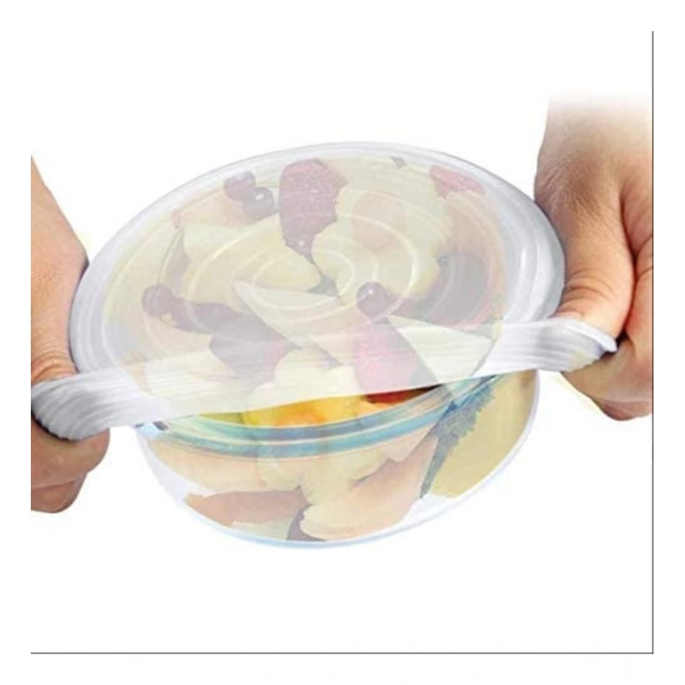 Pack Of 2_Silicone Lids – Reusable Stretchable Covers for Bowls And Containers (Color: Assorted )