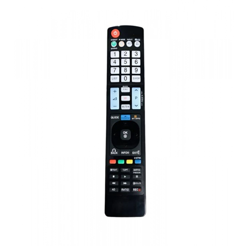 Ecomoye LCD/LED Remote No. 1177, Compatible/Replacement for LG LCD/LED Remote, Black (Exactly Same Remote will Only Work)