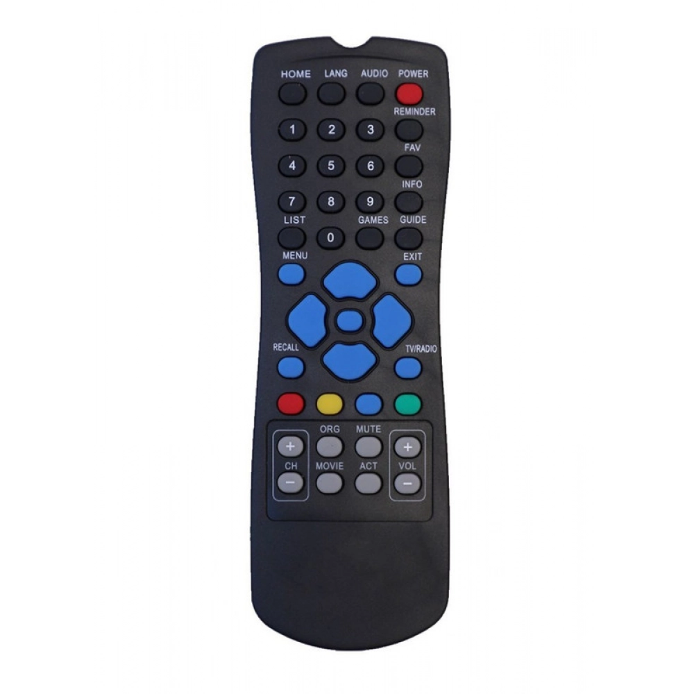 Ecomoye DTH Remote No. 346, Compatible/Replacement for Sun Direct DTH Remote Control, Black (Exactly Same Remote will Only Work)