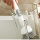 TPR-Plastic Solid Electric Liquid Soap Dispensing Cleaning Brush with Handle (Grey-White) TPR-Plastic Solid Electric Liquid Soap Dispensing Cleaning Brush with Handle (Grey-White)