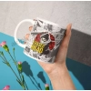 Anime Erased Head Ceramic Printed Coffee Mug (White)