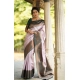 Women's Soft Lichi Silk Printed Saree With Unstitched Blouse 5.5Mtr (Light-Pink)