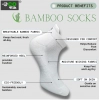 4_Pair Set Unisex Casual Cotton Printed Ankle Length Socks (Multicolor)