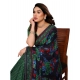Women's Georgette Printed Saree With Unstitched Blouse 5.5Mtr (Green) Women's Georgette Printed Saree With Unstitched Blouse 5.5Mtr (Green)