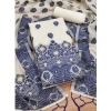 Women's Banarasi Silk Printed Unstitched Salwar Suit Material With Dupatta (Navy Blue, 3Mtrs) Women's Banarasi Silk Printed Unstitched Salwar Suit Material With Dupatta (Navy Blue, 3Mtrs)