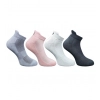 4_Pair Set Unisex Casual Cotton Printed Ankle Length Socks (Multicolor)