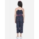Girl's Rayon Flamingo Print Sleeveless Jumpsuit (Black-Pink) Girl's Rayon Flamingo Print Sleeveless Jumpsuit (Black-Pink)