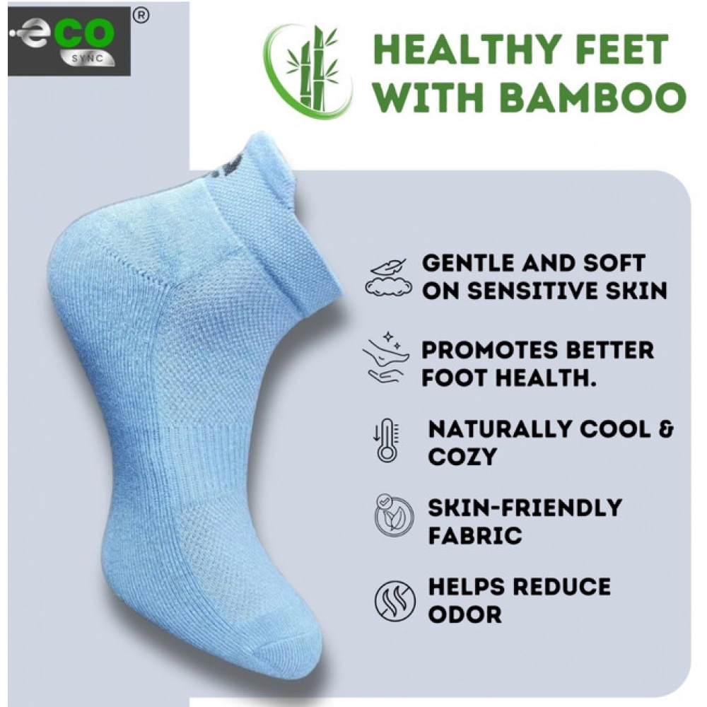 4_Pair Set Unisex Casual Cotton Printed Ankle Length Socks (Multicolor)