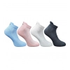 4_Pair Set Unisex Casual Cotton Printed Ankle Length Socks (Multicolor)