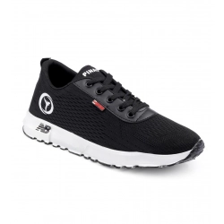 Men's Casual Mesh Lace-ups Casual Shoes (Black)