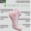 4_Pair Set Unisex Casual Cotton Printed Ankle Length Socks (Multicolor)