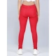 Girl's Cotton Lycra Solid Elasticated Jeggings (Red) Girl's Cotton Lycra Solid Elasticated Jeggings (Red)