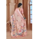 Women's Printed Cotton Linen Saree withPrinted Saree With Unstitched Blouse (Pink , 5-6Mtrs) Women's Printed Cotton Linen Saree withPrinted Saree With Unstitched Blouse (Pink , 5-6Mtrs)