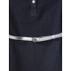 Girl's Denim Lycra Ribbed Elasticated Dress with Belt (Navy Blue-White) Girl's Denim Lycra Ribbed Elasticated Dress with Belt (Navy Blue-White)