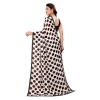 Women's Georgette Printed Saree With Unstitched Blouse 5.5Mtr (Black) Women's Georgette Printed Saree With Unstitched Blouse 5.5Mtr (Black)