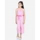 Girl's Rayon Flamingo Print Sleeveless Jumpsuit (Pink) Girl's Rayon Flamingo Print Sleeveless Jumpsuit (Pink)