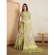 Women's Viscose Printed Saree With Unstitched Blouse 5.5Mtr (Light Green) Women's Viscose Printed Saree With Unstitched Blouse 5.5Mtr (Light Green)