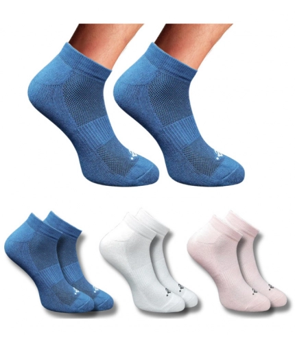 3_Pair Set Unisex Casual Cotton Printed Low Cut Socks (Multicolor)