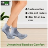 4_Pair Set Unisex Casual Cotton Printed Ankle Length Socks (Multicolor)