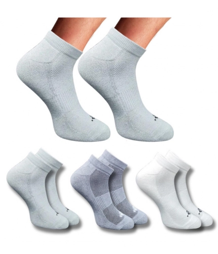 3_Pair Set Unisex Casual Cotton Printed Low Cut Socks (Multicolor)