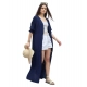 Women's Rayon Crepe Lace Inserts 3-4th Sleeve Shrug (Navy) Women's Rayon Crepe Lace Inserts 3-4th Sleeve Shrug (Navy)