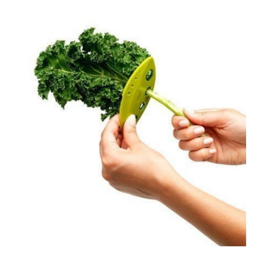 Pack Of_5 Vegetable And Herb Leaf Stripper – Plastic Kitchen Gadgets for Celery, Parsley And Cabbage (Color: Assorted )