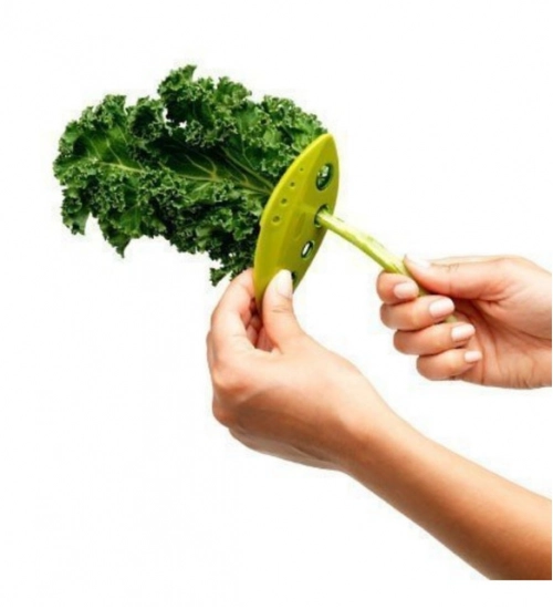 Pack Of_5 Vegetable And Herb Leaf Stripper – Plastic Kitchen Gadgets for Celery, Parsley And Cabbage (Color: Assorted )
