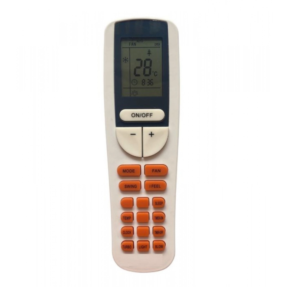 Ecomoye AC Remote No. 133 (No Backlight), Compatible/Replacement for Godrej AC Remote Control, White (Exactly Same Remote will Only Work)