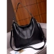 Women's PU Leather Zipper Handbag (Black)