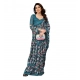 Women's Georgette Printed Saree With Unstitched Blouse 5.5Mtr (Sky Blue) Women's Georgette Printed Saree With Unstitched Blouse 5.5Mtr (Sky Blue)