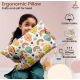 Soft Plush Printed Baby Infant Pillow for Kids Age 1 To 5 Years (Multicolor)