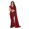 Women's Georgette Printed Saree With Unstitched Blouse 5.5Mtr (Red) Women's Georgette Printed Saree With Unstitched Blouse 5.5Mtr (Red)