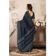 Women's Linen Cotton Printed Ready To Wear Saree With Unstitched Blouse 5.5 Mtr (Black) Women's Linen Cotton Printed Ready To Wear Saree With Unstitched Blouse 5.5 Mtr (Black)