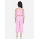 Girl's Rayon Flamingo Print Sleeveless Jumpsuit (Pink) Girl's Rayon Flamingo Print Sleeveless Jumpsuit (Pink)