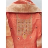 Women's Banarasi Silk Printed Unstitched Salwar Suit Material With Dupatta (Peach, 3Mtrs) Women's Banarasi Silk Printed Unstitched Salwar Suit Material With Dupatta (Peach, 3Mtrs)