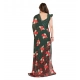 Women's Georgette Printed Saree With Unstitched Blouse 5.5Mtr (Green) Women's Georgette Printed Saree With Unstitched Blouse 5.5Mtr (Green)