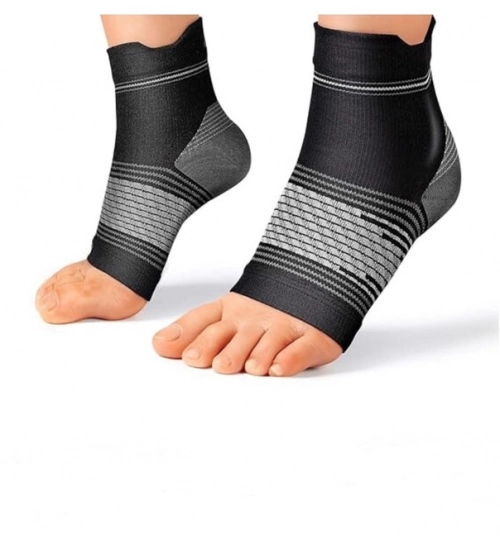 3_Pair Set Unisex Casual Cotton Printed Ankle Length Support Socks (Multicolor)