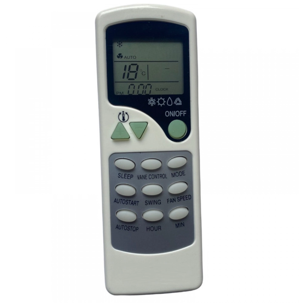Ecomoye AC Remote No. 7A (No Backlight), Compatible/Replacement for Carrier AC Remote Control, White (Exactly Same Remote will Only Work)