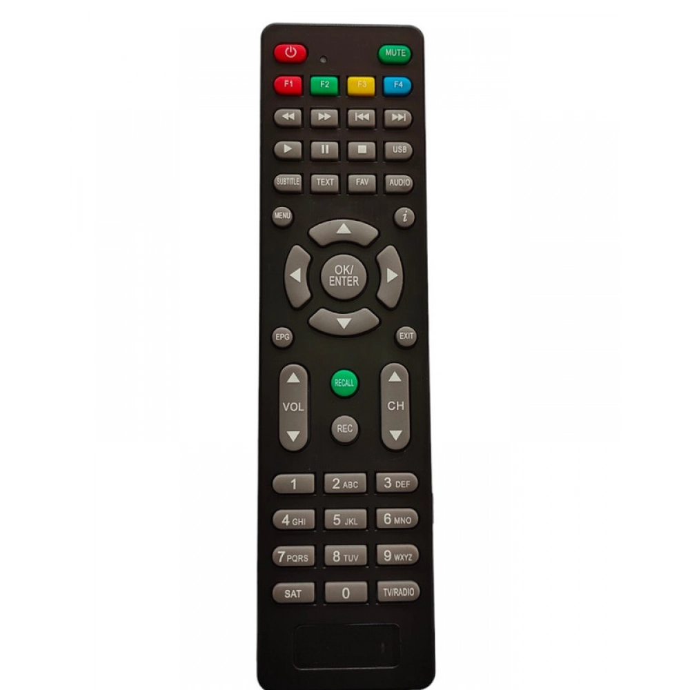 Ecomoye DTH Remote No. 787 (with WiFi), Compatible/Replacement for Feltron Free Dish DTH  Remote, Black (Exactly Same Remote will Only Work)