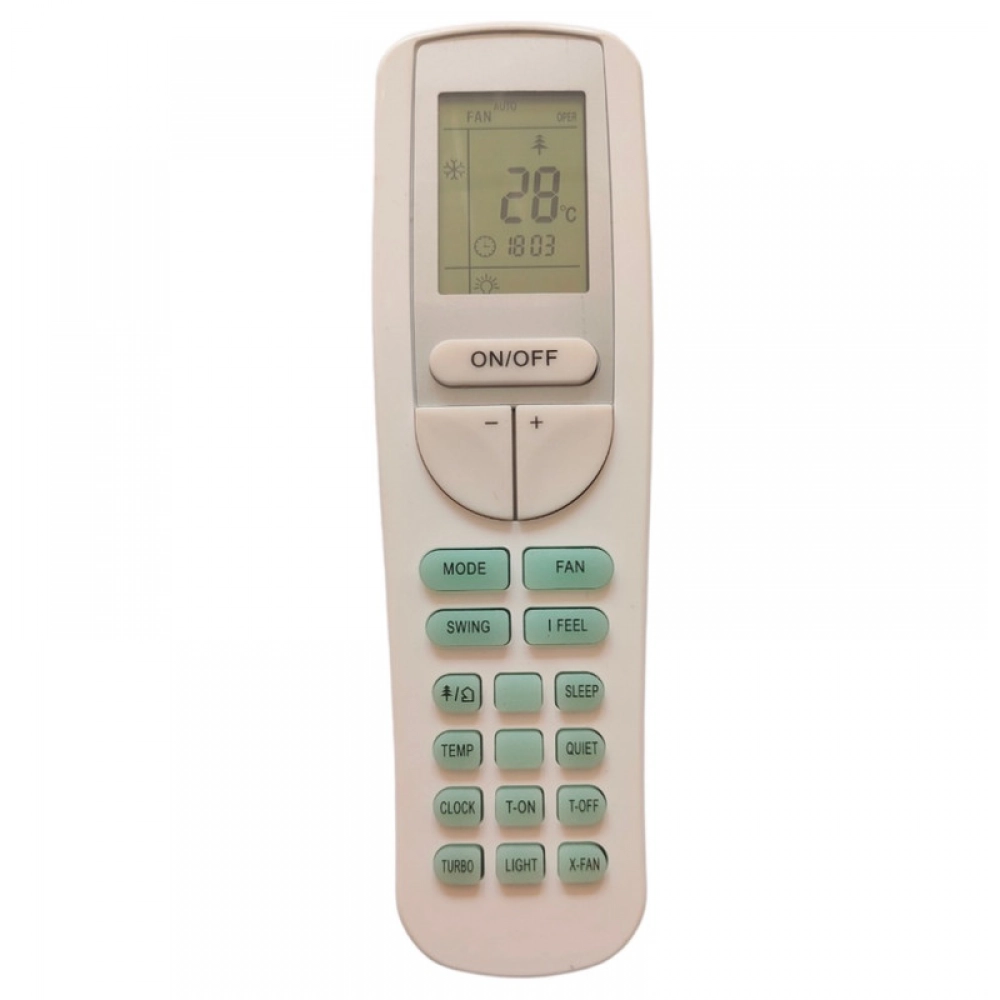 Ecomoye AC Remote No. 133A with X-Fan Function (No Backlight), Compatible/Replacement for Voltas AC Remote Control, White (Exactly Same Remote will Only Work)