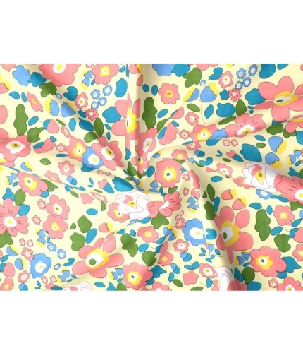 Cotton Blend Floral Printed Single Bedsheet with 1 Pillow Cover (Yellow) Cotton Blend Floral Printed Single Bedsheet with 1 Pillow Cover (Yellow)