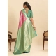 Women's Faux_Banarasi_Silk Woven Saree With Unstitched Blouse 5.5Mtr (Pink)