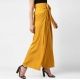 Women's Polyester Solid Smocked Trousers (Yellow) Women's Polyester Solid Smocked Trousers (Yellow)