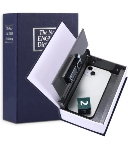 Secret Book Safe with Number Locker (Blue)