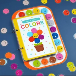 Play And Learn Colors Activity Book for Kids (2–5 Years, Multicolor)