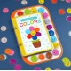 Play And Learn Colors Activity Book for Kids (2–5 Years, Multicolor)