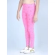 Girl's Cotton Lycra Printed Elasticated Leggings (Light Pink) Girl's Cotton Lycra Printed Elasticated Leggings (Light Pink)