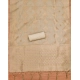 Women's Banarasi Silk Printed Unstitched Salwar Suit Material With Dupatta (Cream, 3Mtrs)