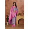 Women's Banarasi Silk Jaquard Woven Saree With Unstitched Blouse 5.5Mtr (Pink) Women's Banarasi Silk Jaquard Woven Saree With Unstitched Blouse 5.5Mtr (Pink)